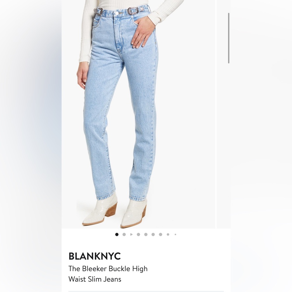BLANKNYC
The Bleeker Buckle High
Waist Slim